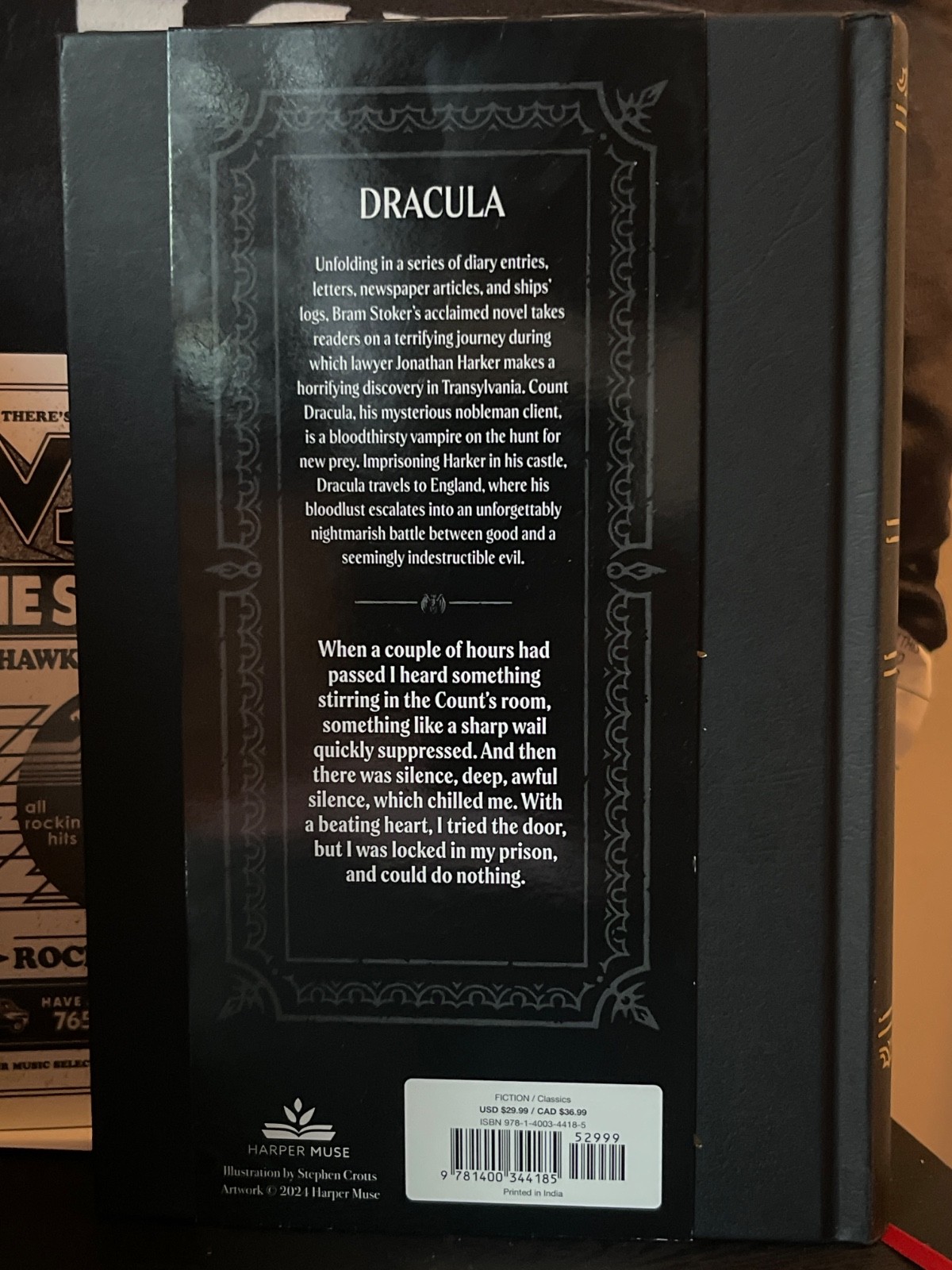 Dracula: The Gothic Chronicles (Bram Stoker, Harper Muse) Fiction LIKE NEW