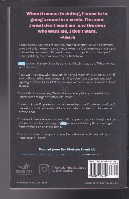 The Modern Break-Up Paperback by Daniel Chidiac 2021 LN