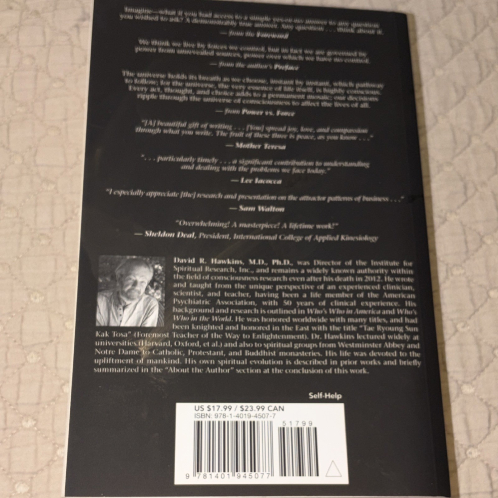 Hay House Power Vs. Force David R. Hawkins 2014 Paperback Self-Help