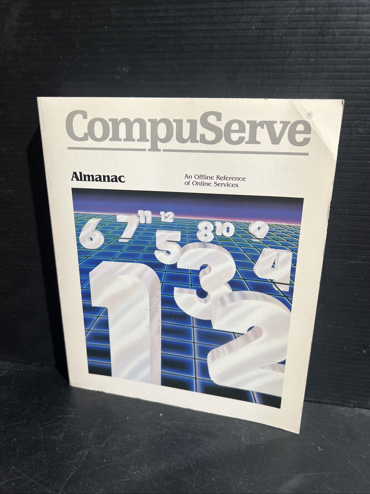 OOP CompuServe Almanac Trade PB 1989 Offline Reference Of Online Services