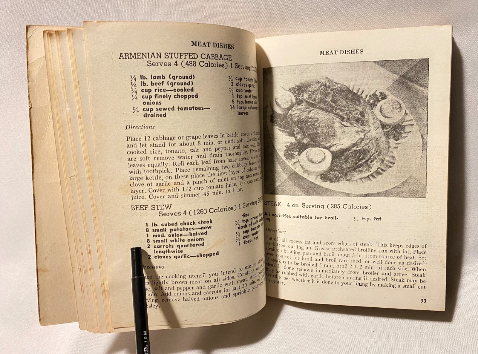 Vintage 1961 Tasty Low Calorie Diet Cook Book 1-128 Pages