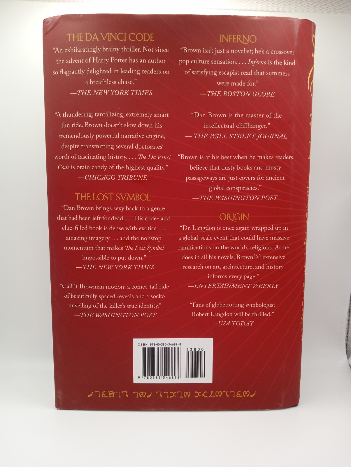 The Secret Of Secrets Dan Brown (2025) LARGE PRINT Trade Paperback