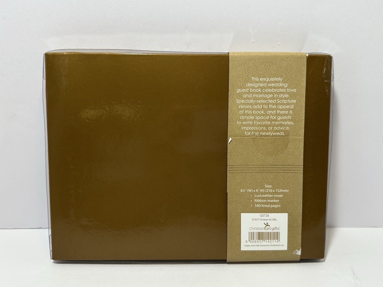 Wedding Guest Book “ Our Wedding” Lux-Leather MR & Mrs (Hardback) 160 Pages