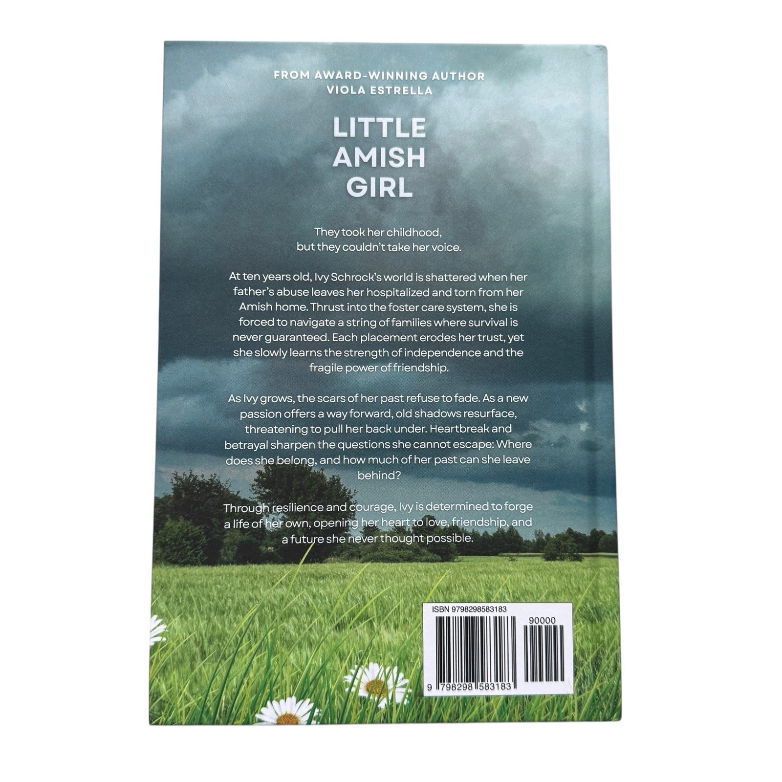 Little Amish Girl by Viola Estrella Hardback Fiction Novel 6.5 x 9.5 in