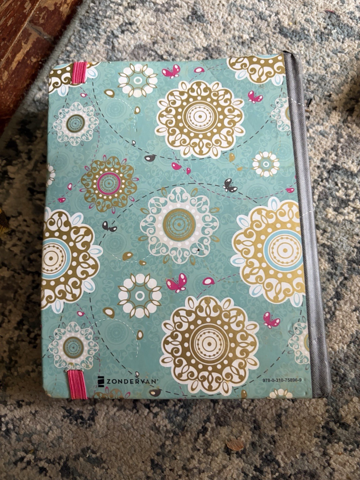 NIV, Journal the Word Bible,Pink Floral Cloth : Reflect, Journal.