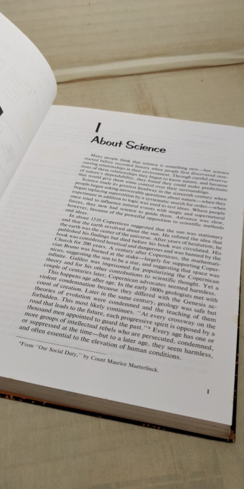 vintage 1977 Conceptual Physics Paul G. Hewitt third edition hardcover. B27