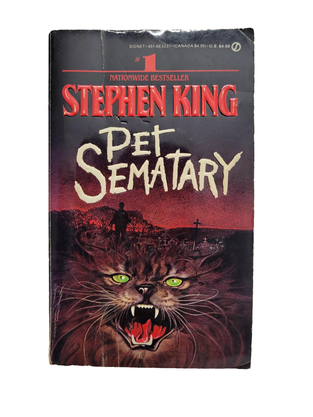 Pet Sematary (Stephen King, 1983, 336 Pages) – A chilling novel about grief, los
