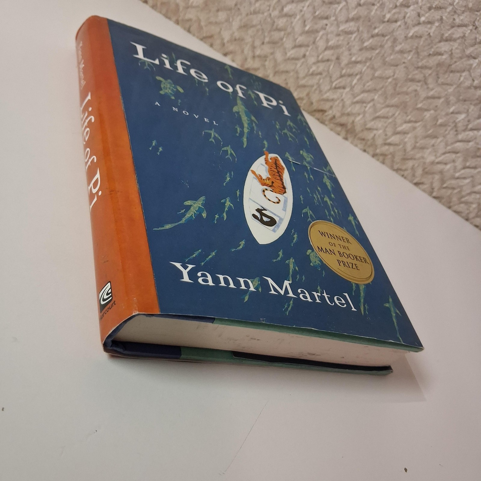 Life Of Pi A Novel Yann Martel Harcourt Blue HC DJ First Edition 2001 USA