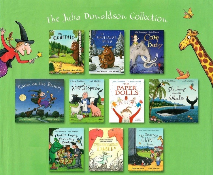 Julia Donaldson 10 Books Set Collection Pack Includes Room On The Broom, Paprbck