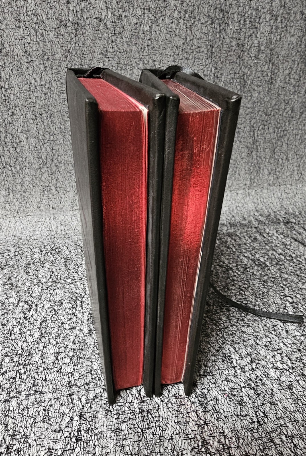 The Satanic Bible/Book of Rituals Set Anton Szandor Lavey Red Leather BOUND