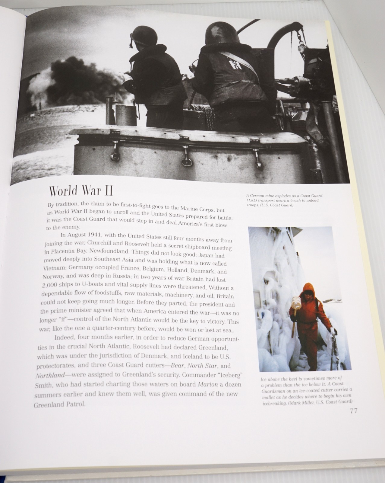 The Coast Guard by Tom Beard 2004 Foundation For Coast Guard History Raised Seal