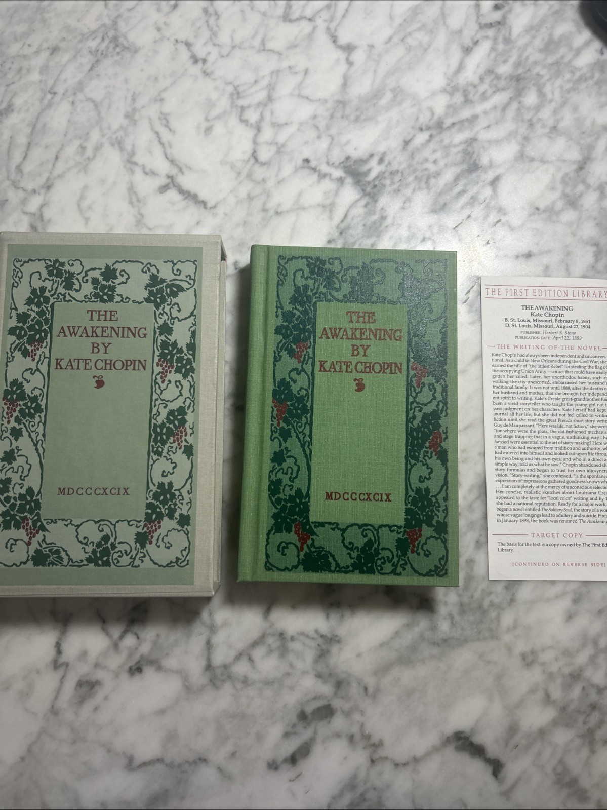 THE AWAKENING by Kate Chopin, 1st Edition Library Hardcover