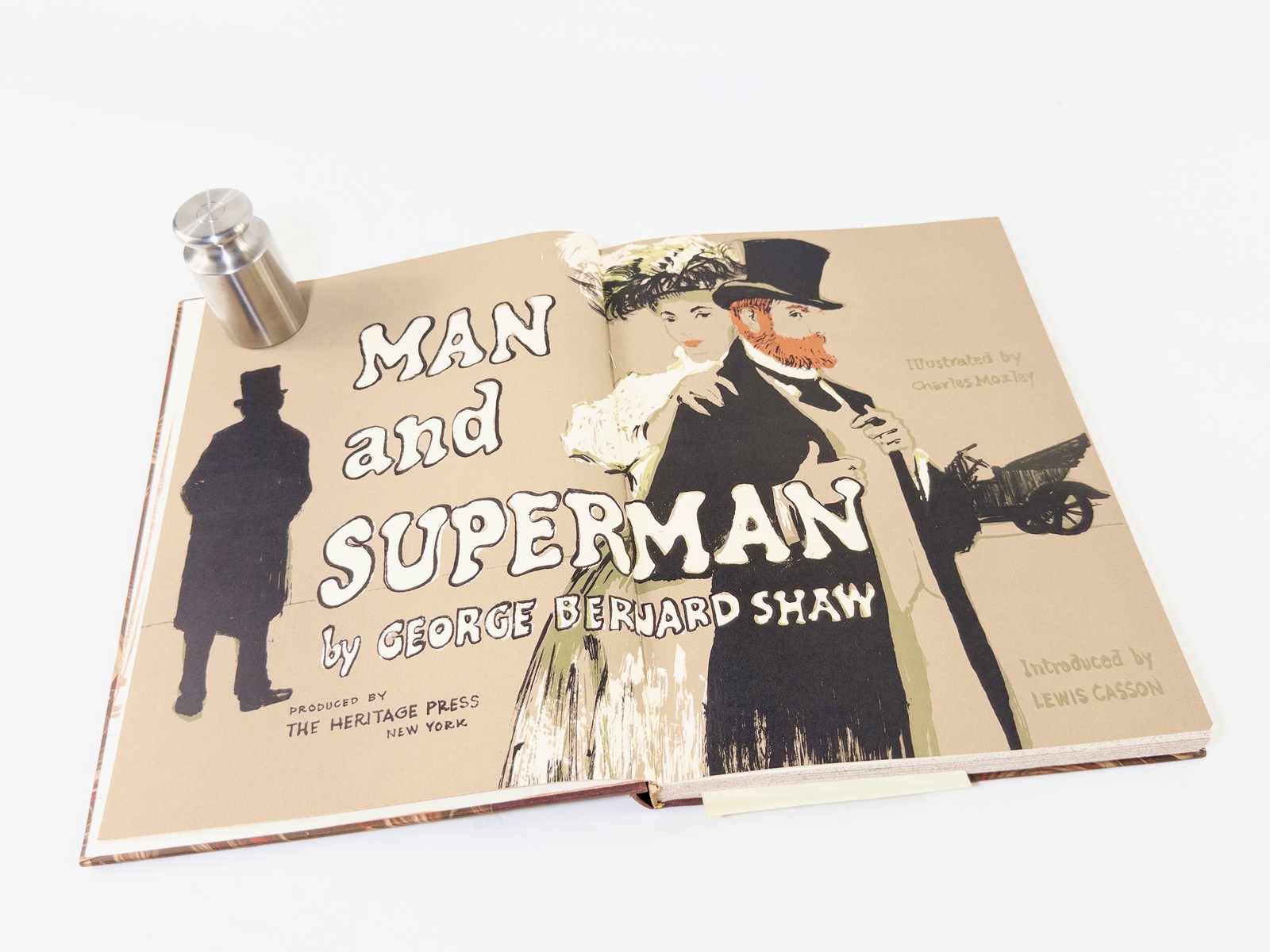 Man and Superman by George Bernard Shaw – Heritage Press 1962 HC Slipcover, Nice