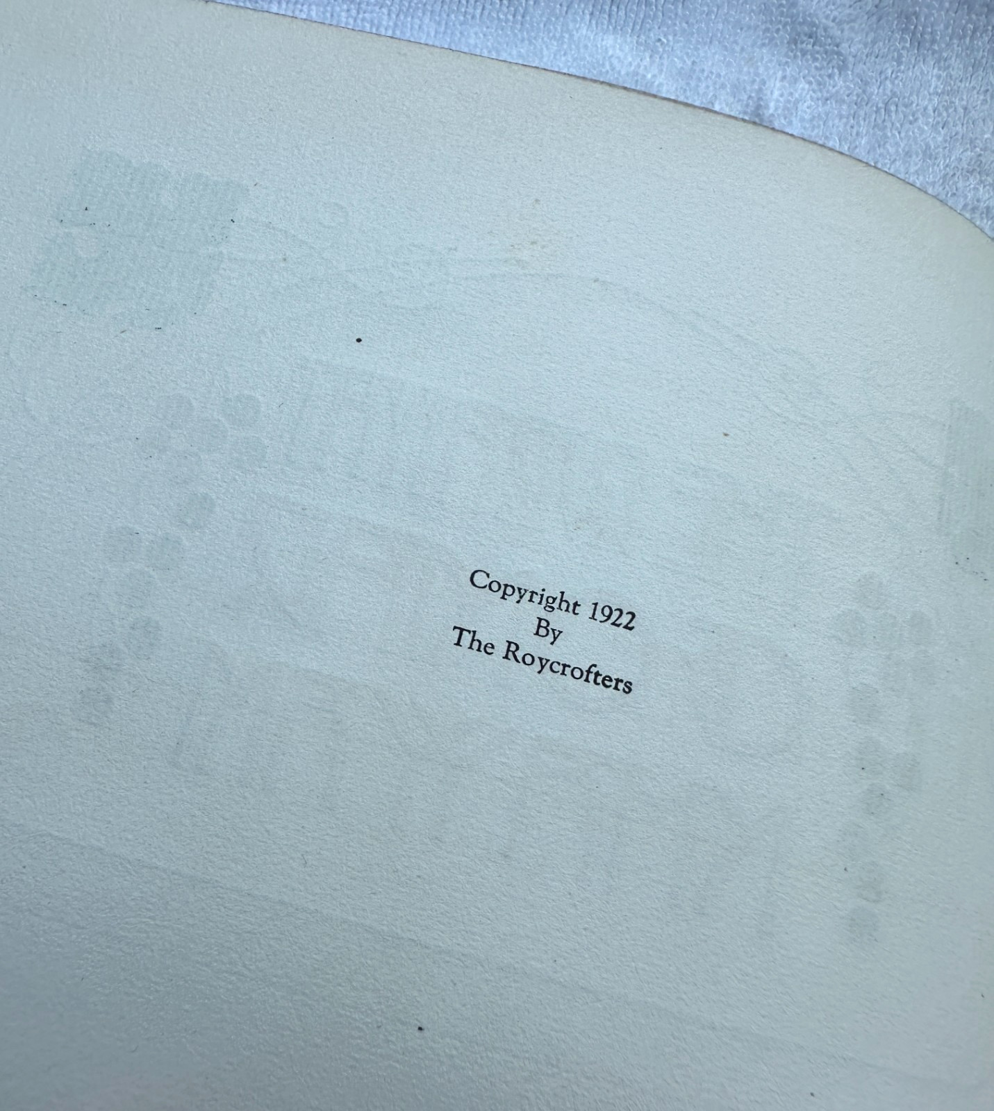 Vintage 1922 The Rubaiyat Of Omar Khayyam Suede Cover Book by Roycrofters w/ Box