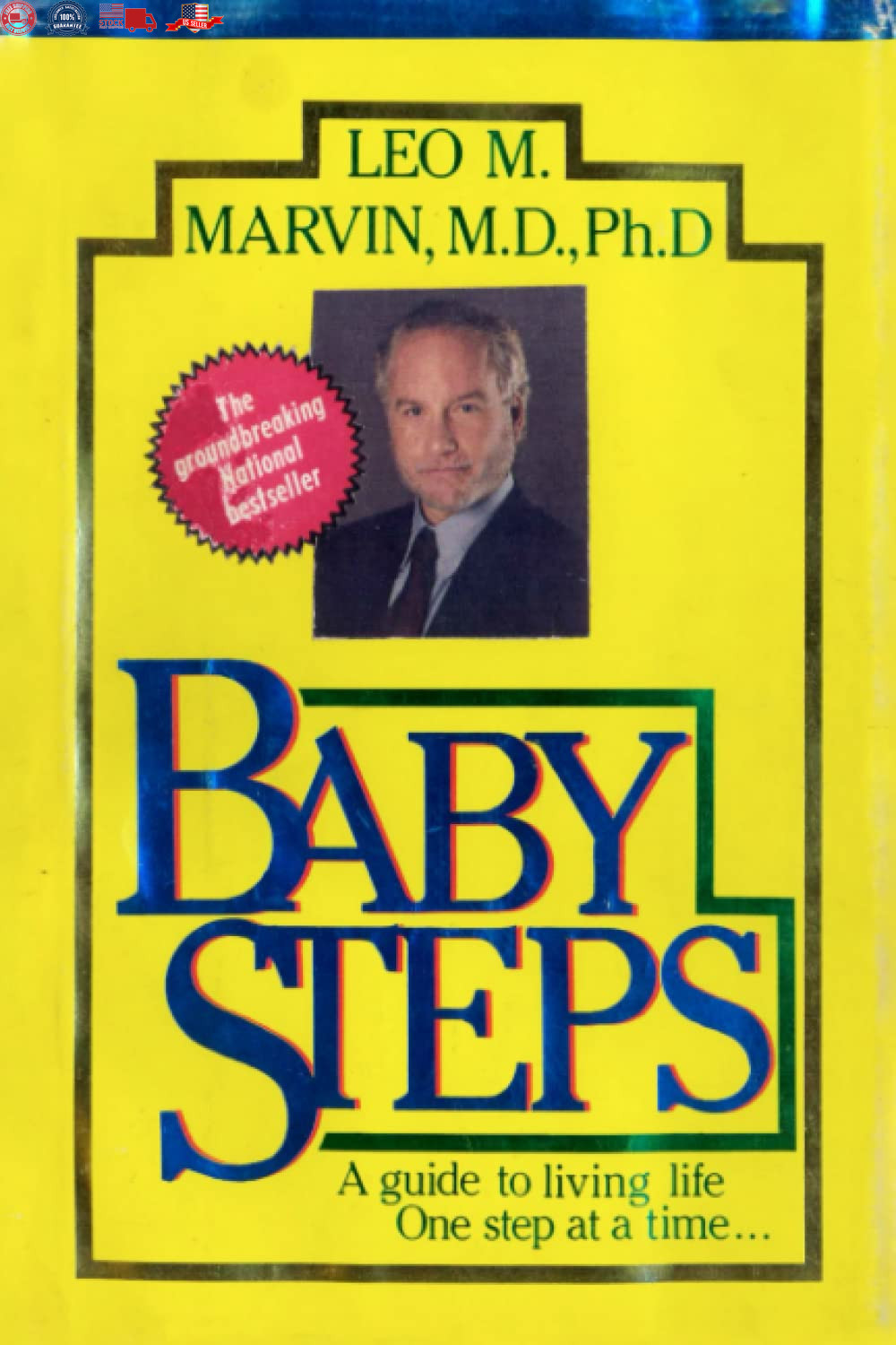 Baby Steps Dr. Leo M. Marvin Blank Notebook: 110 pages, 6×9 inches