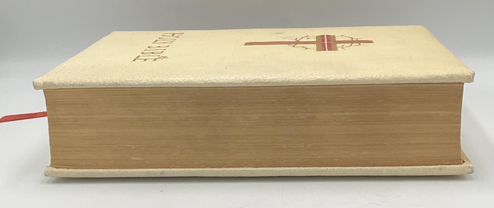 HOLY BIBLE Various Authors White Faux Leather HC Luxury Edition Unabridged