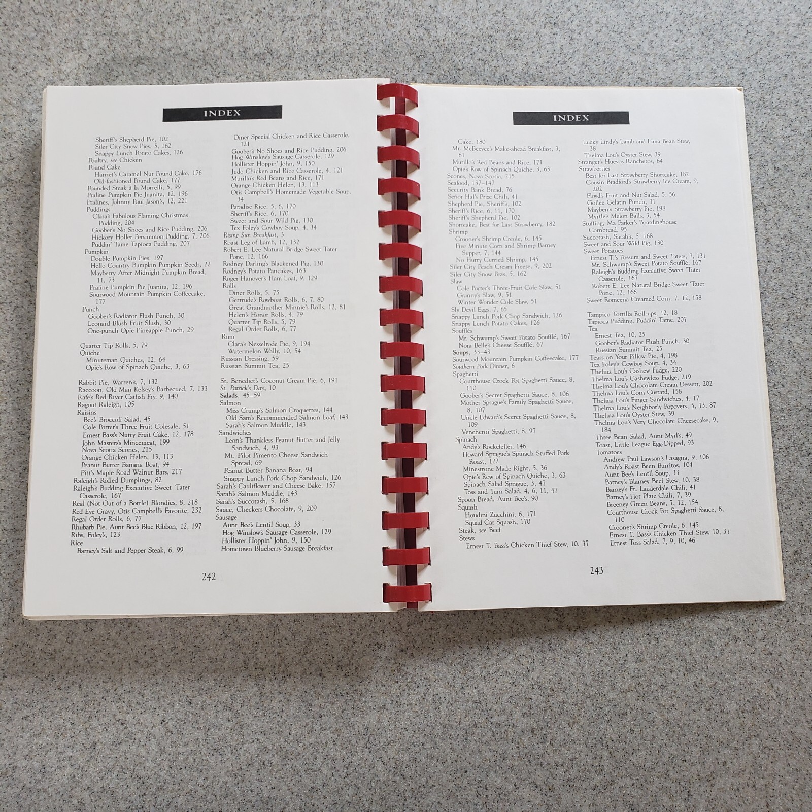 Aunt Bees Mayberry Cookbook 244 Pages Recipes Interesting Read Too