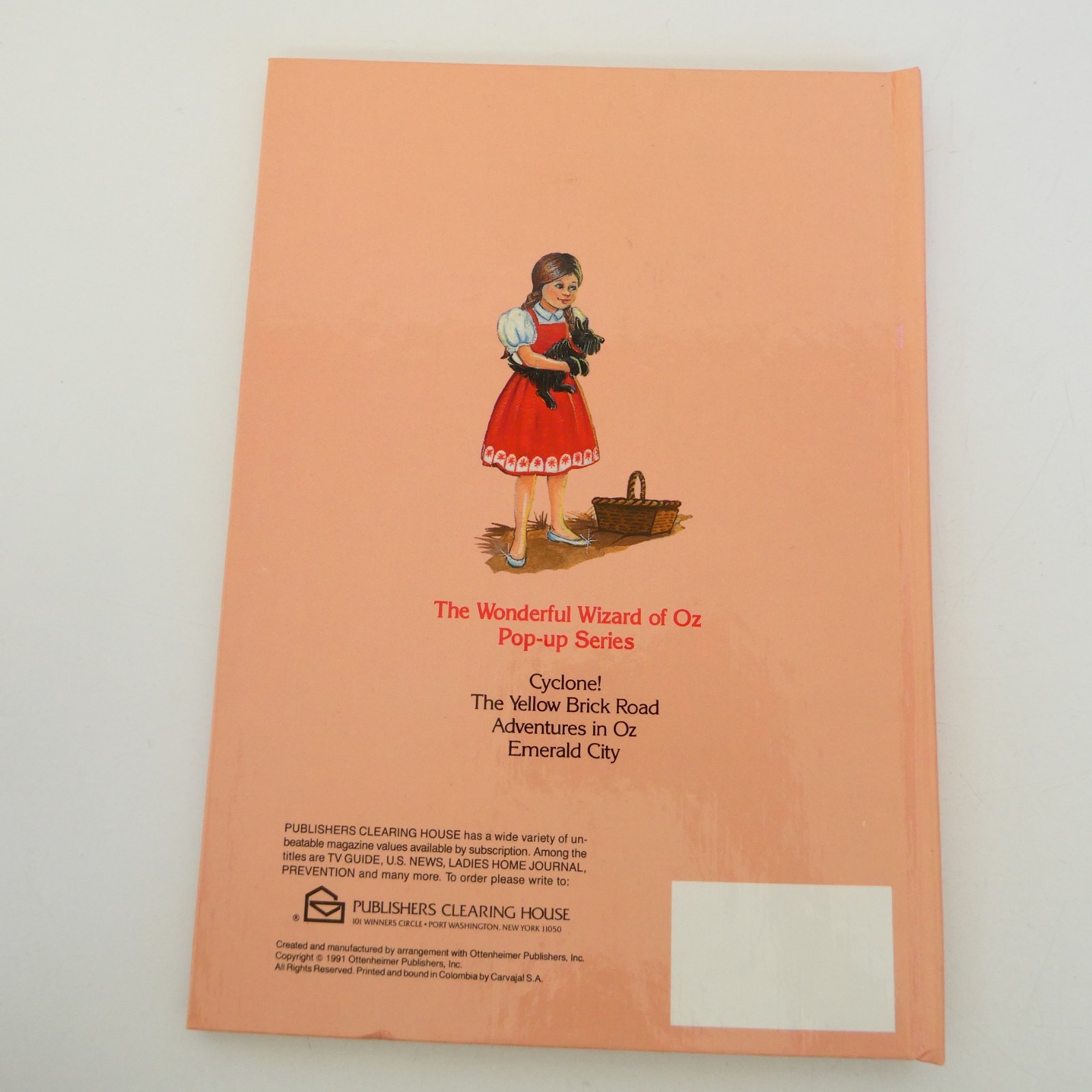 The Wonderful Wizard of Oz Treasury Collection 4 Pop Up Books Set 1991 Vintage