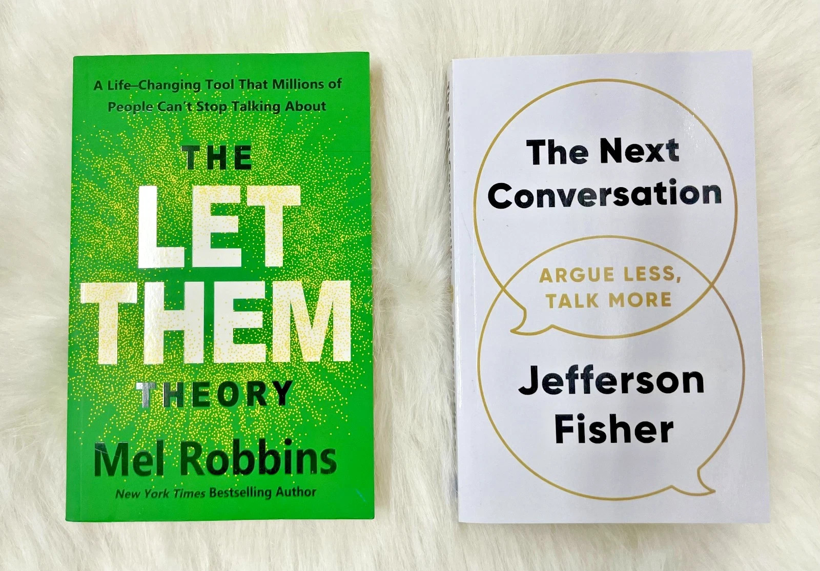 The Let Them Theory by Mel Robbins+The Next Conversation By Jefferson Fisher..