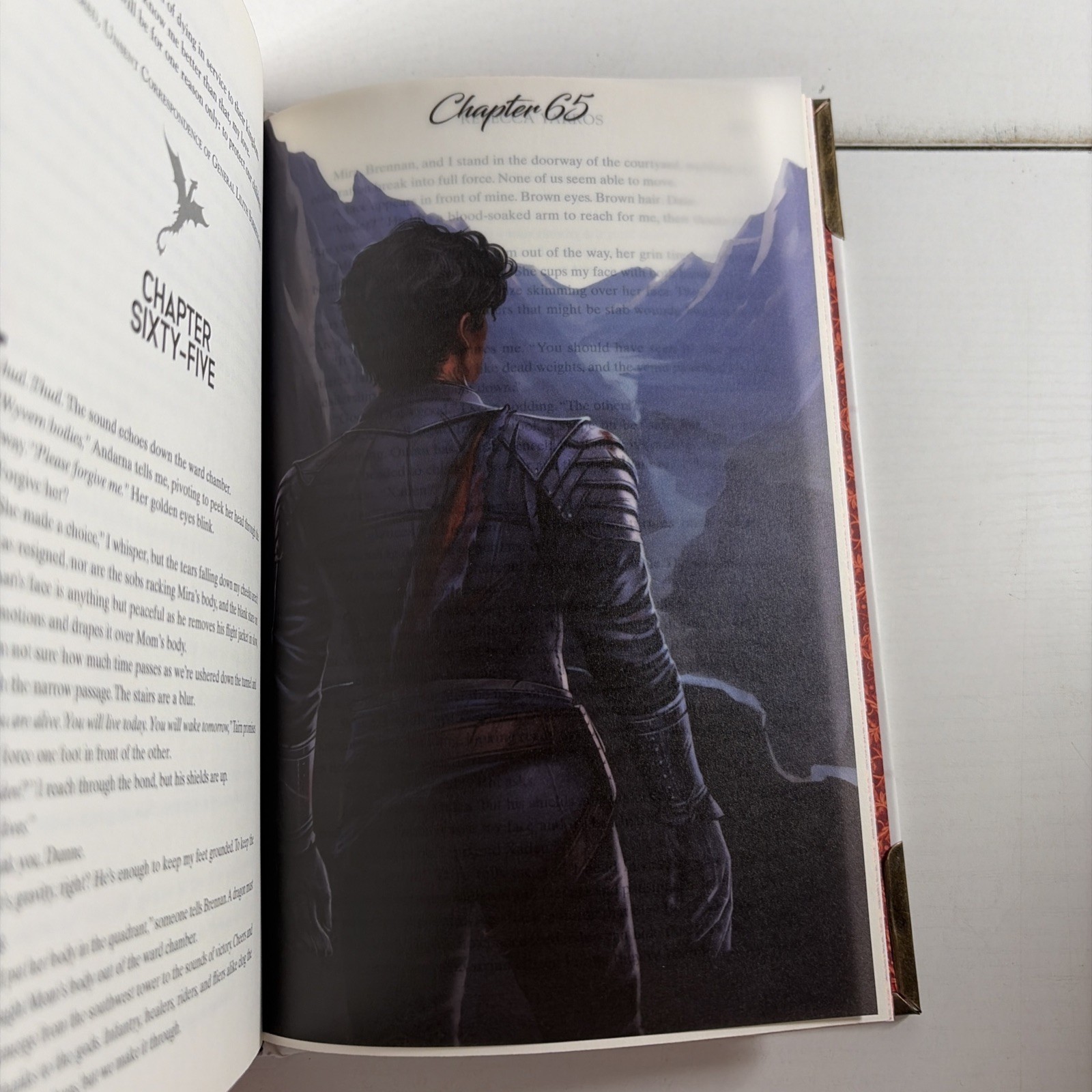 Fourth Wing SIGNED & Iron Flame Bookish Box Luxe Edition Rebecca Yarros Overlays