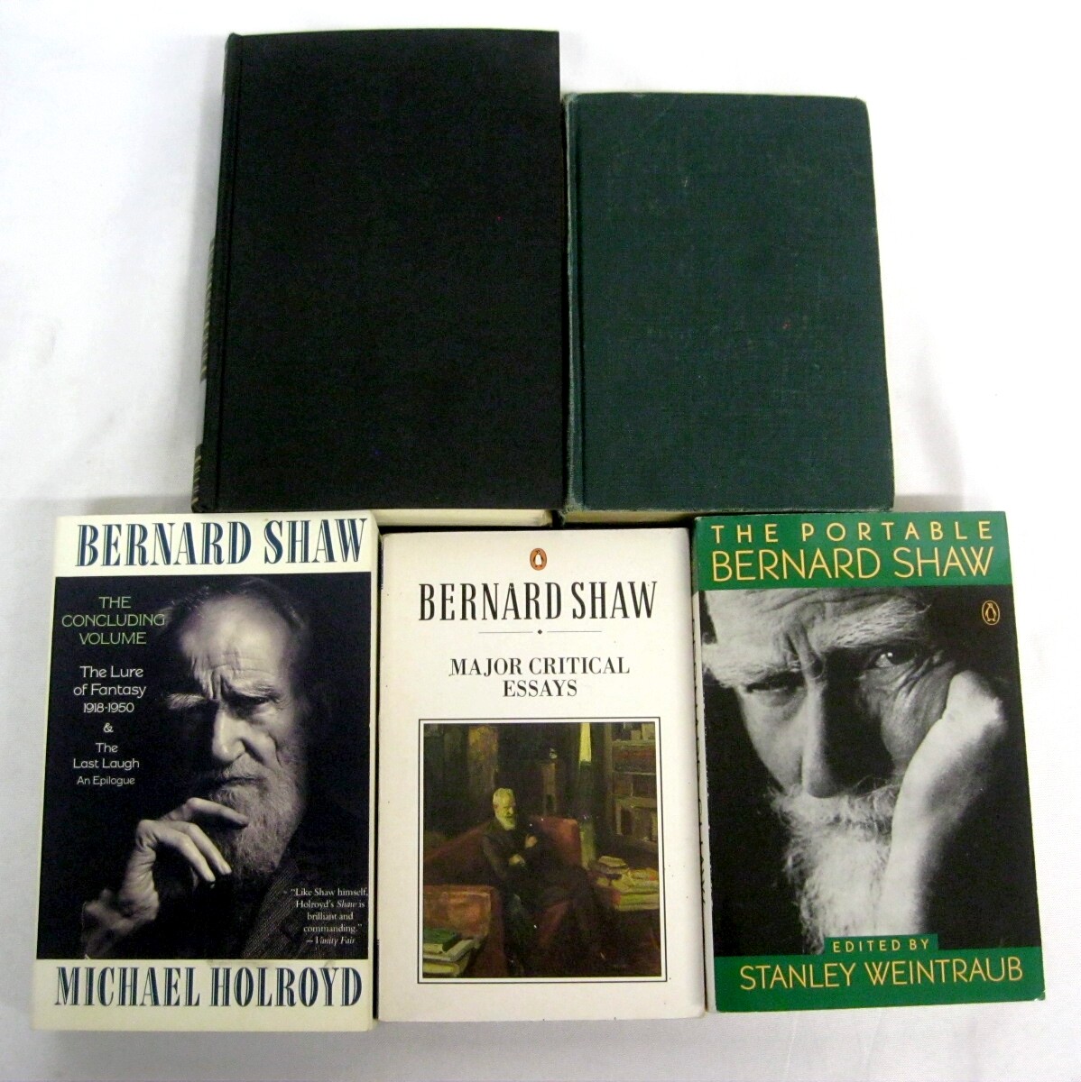 George Bernard Shaw 5 Books Back to Methusaleh Plays Viking Portable Biography