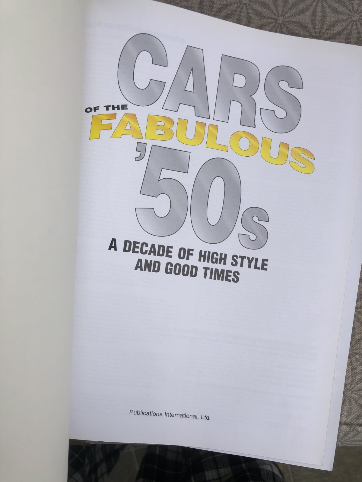 CARS of the FABULOUS ’50s~2002 BOOK FULL OF HIGH QUALITY ILLUSTRATIONS~416 PG