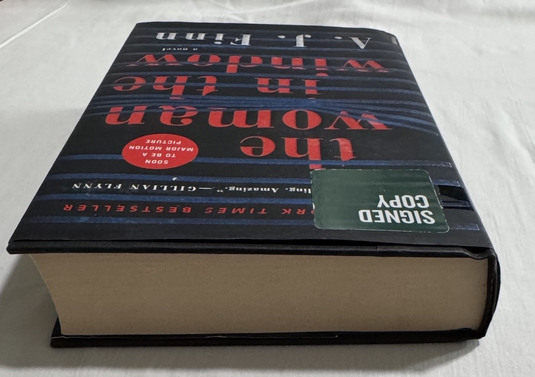 A J Finn The Woman In The Window Signed Special First Edition 2018 Hardcover