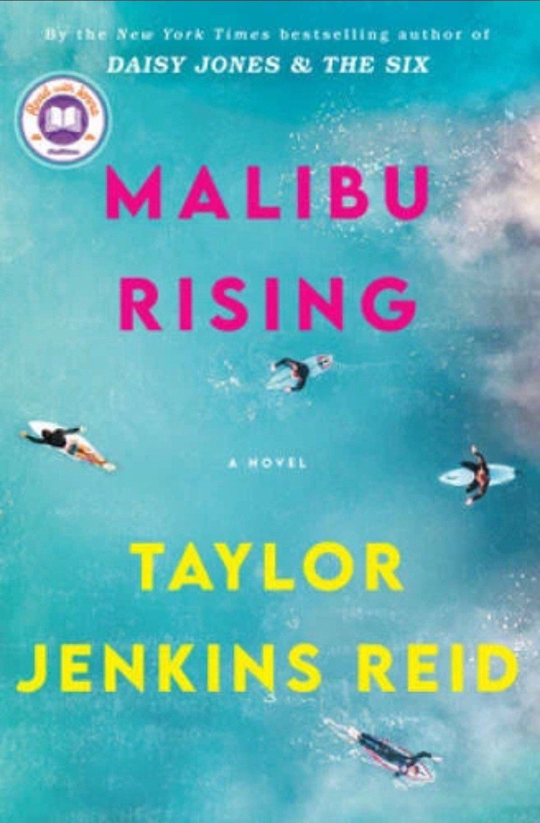 Malibu Rising A Novel by Taylor Jenkins Reid (2021 Hardcover) Very Good #booktok