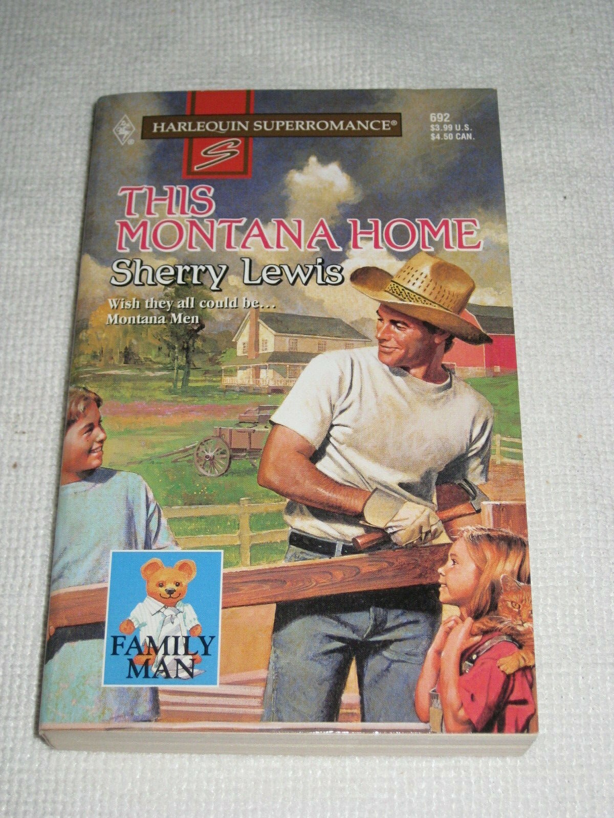 Sherry Lewis: “This Montana Home” – A Harlequin SuperRomance #692 NEW