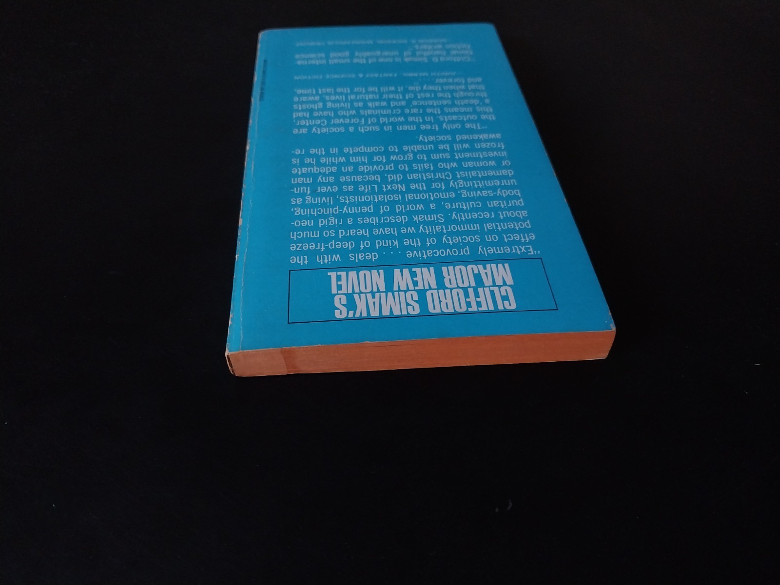 Clifford D. Simak – Why Call Them Back From Heaven? – Ace First Printing 1968