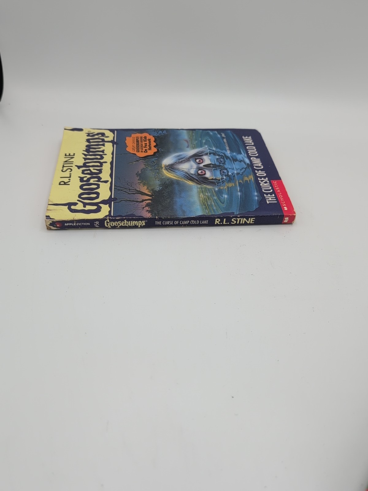 Goosebumps #56 The Curse Of Camp Cold Lake Book R. L. Stine 1997 First Print 1st