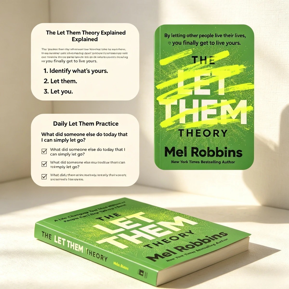 The Let Them Theory By Mel Robbins, Paperback Book