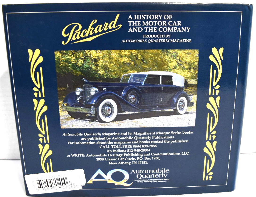 PACKARD: A History of The Motorcar and The Company *LIKE NEW*