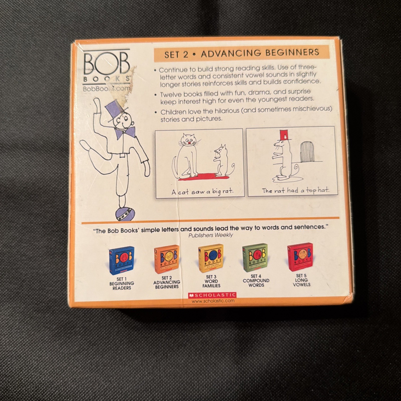 Bob Books Set 2: Advancing Beginners Box Set Phonics Ages 4+ Kindergarten 12 Bks