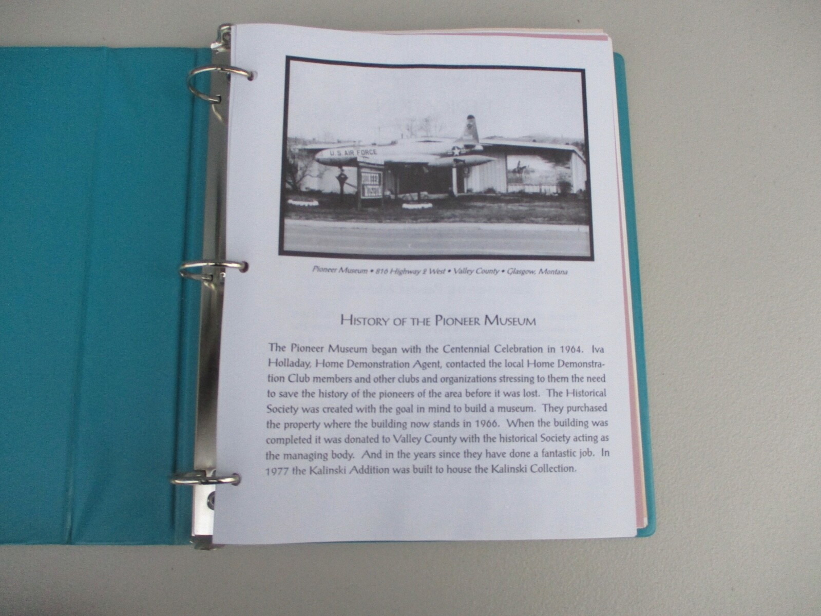 Large 1995 Our Pioneer Heritage Cookbook Valley County Montana 352 Pages