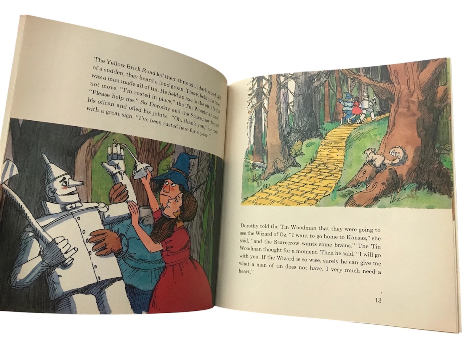 4 Wizard of Oz Books: Off To See The Wizard/Dorothy & Wicked Witch/Over Rainbow+