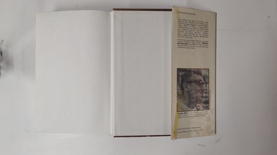 Honkers and Shouters Arnold Shaw 1978 First Edition Hardcover with Dust Jacket