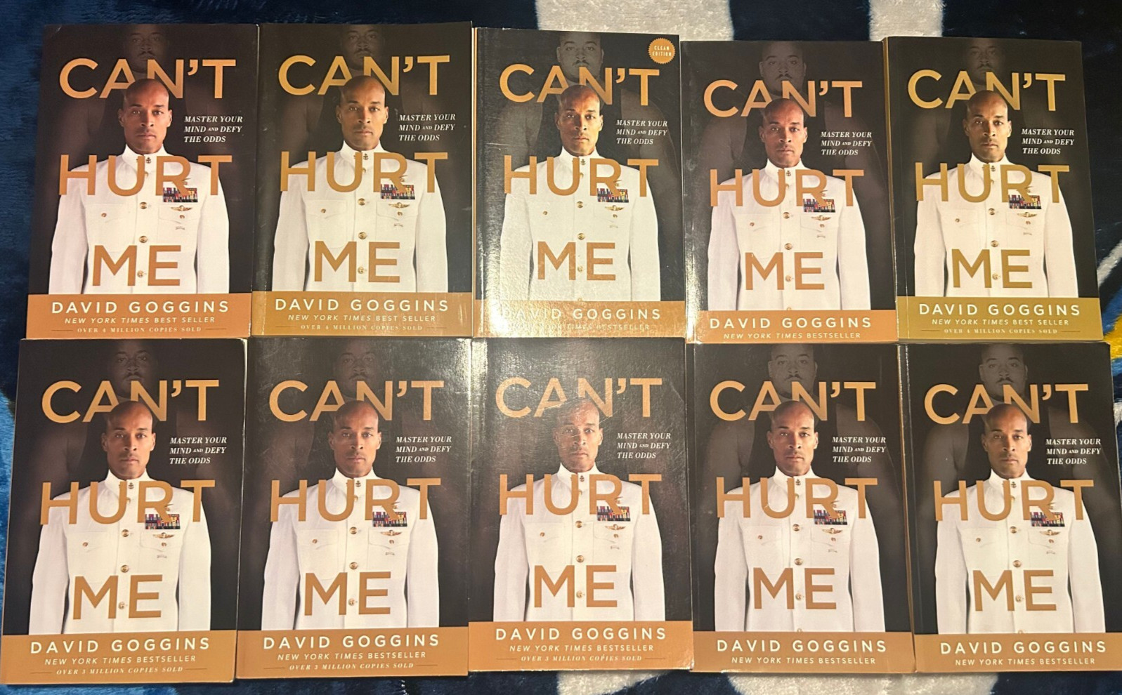 Can’t Hurt Me Master Your Mind & Defy the Odds David Goggins Book Paperback LOT