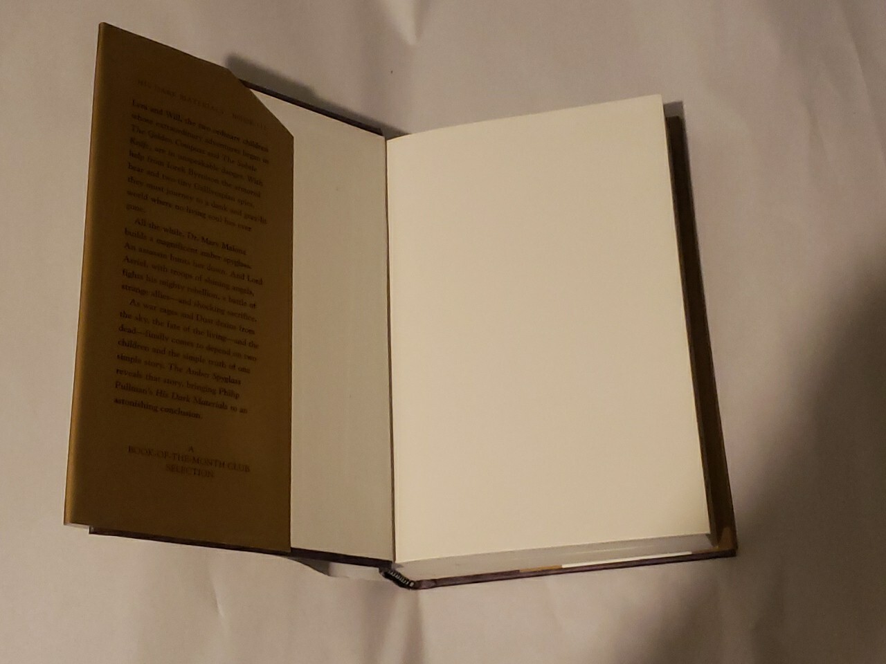 “The Amber Spyglass” 1st First Edition Signed Philip Pullman HC Book 3