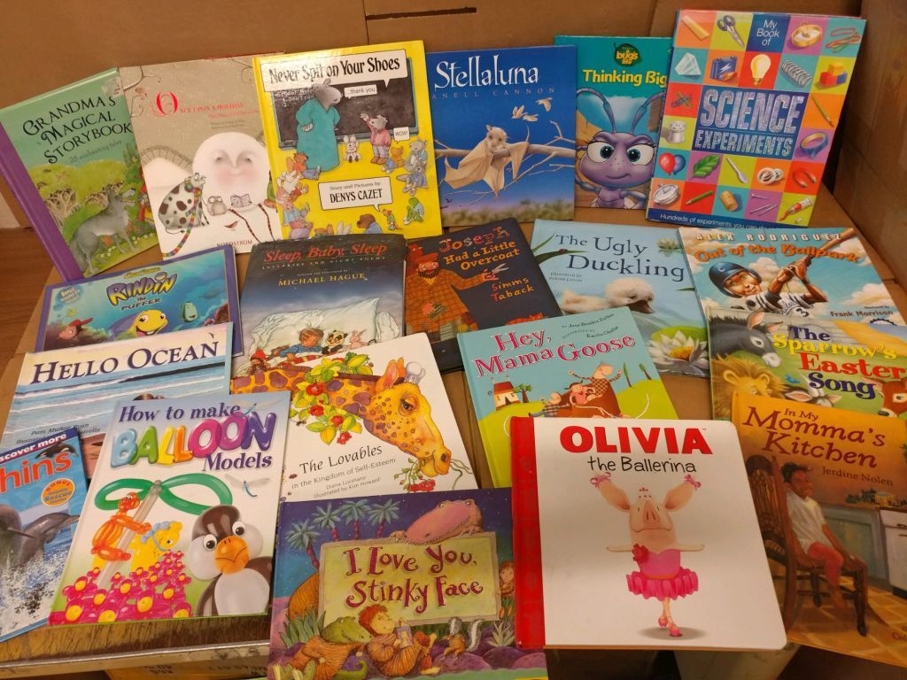 5 LBS (Pounds) Kids Children Books by Genre BOARD TODDLER CHAPTER STORYTIME SET