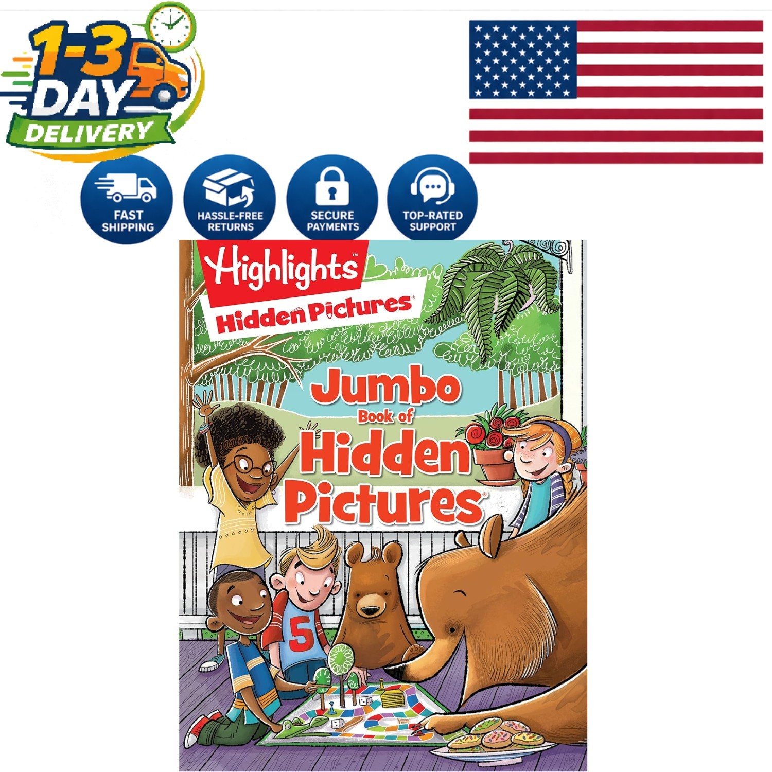 Funny Seek and Find Challenges for Kids: Jumbo Hidden Pictures Book 256 Pages