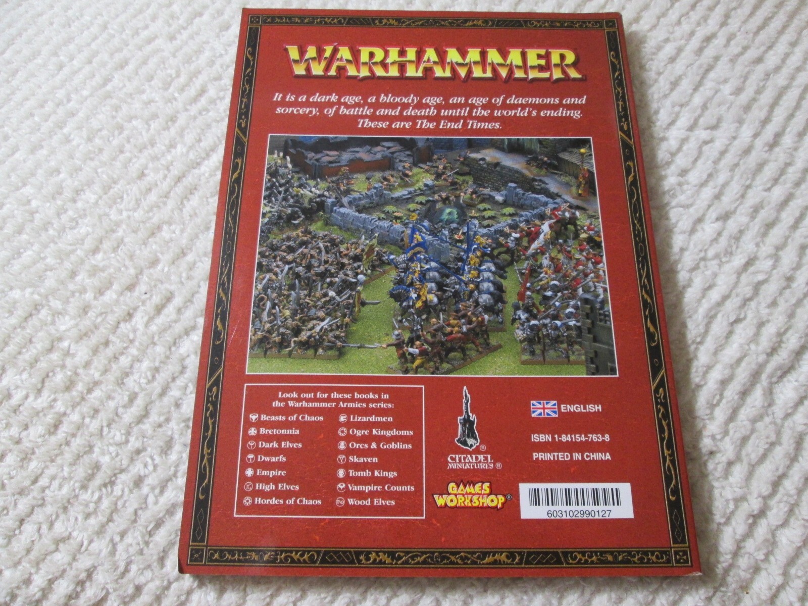 Warhammer Rule Book 2006 Softcover Pocket Size (5.75 x 8 inches)