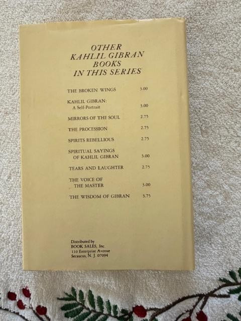 Thoughts and Meditations By Kahlil Gibran Hardcover