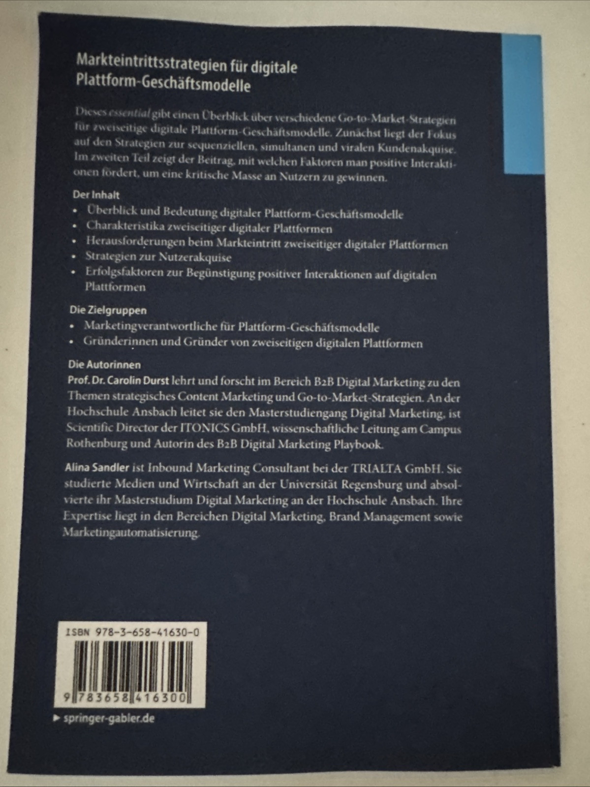 essentials- Markteintrittsstrategien fur digitale Plattform-Gescaftsmodelle.