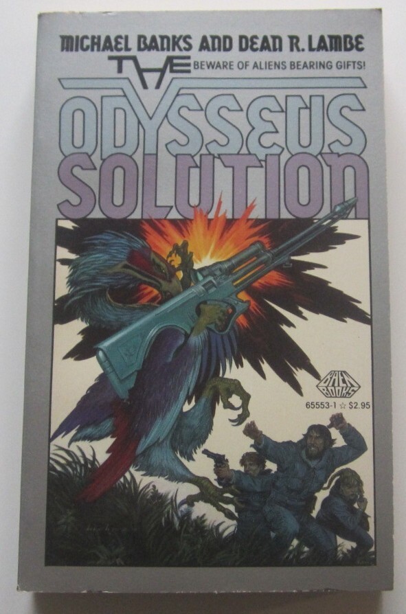 The Odysseus Solution Michael A. Banks Dean R. Lambe PB 1st Baen (1986)