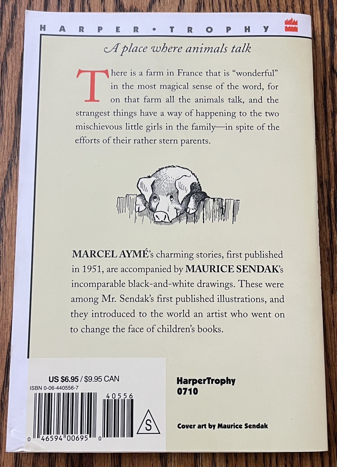 THE WONDERFUL FARM : by Marcel Ayme : illus Maurice Sendak : vintage