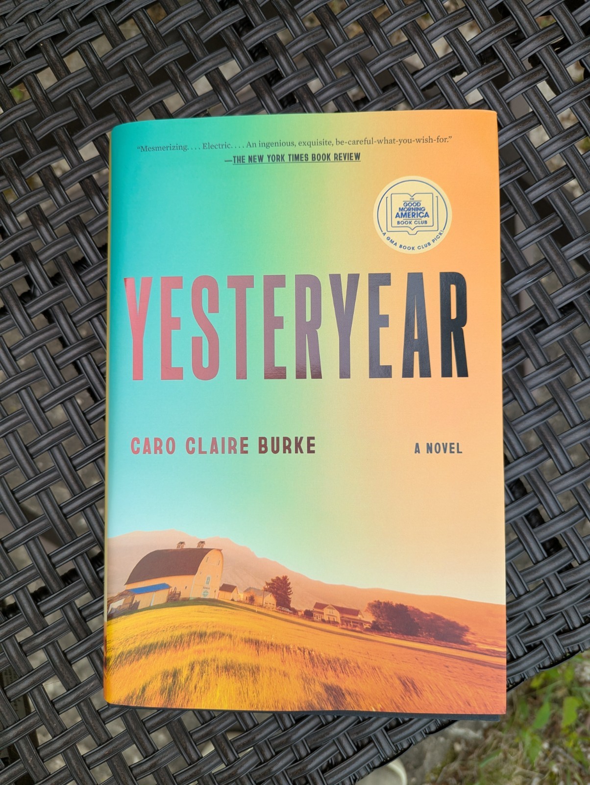 Actual Book: Yesteryear A Novel by Caro Claire Burke (2026, Hardcover)