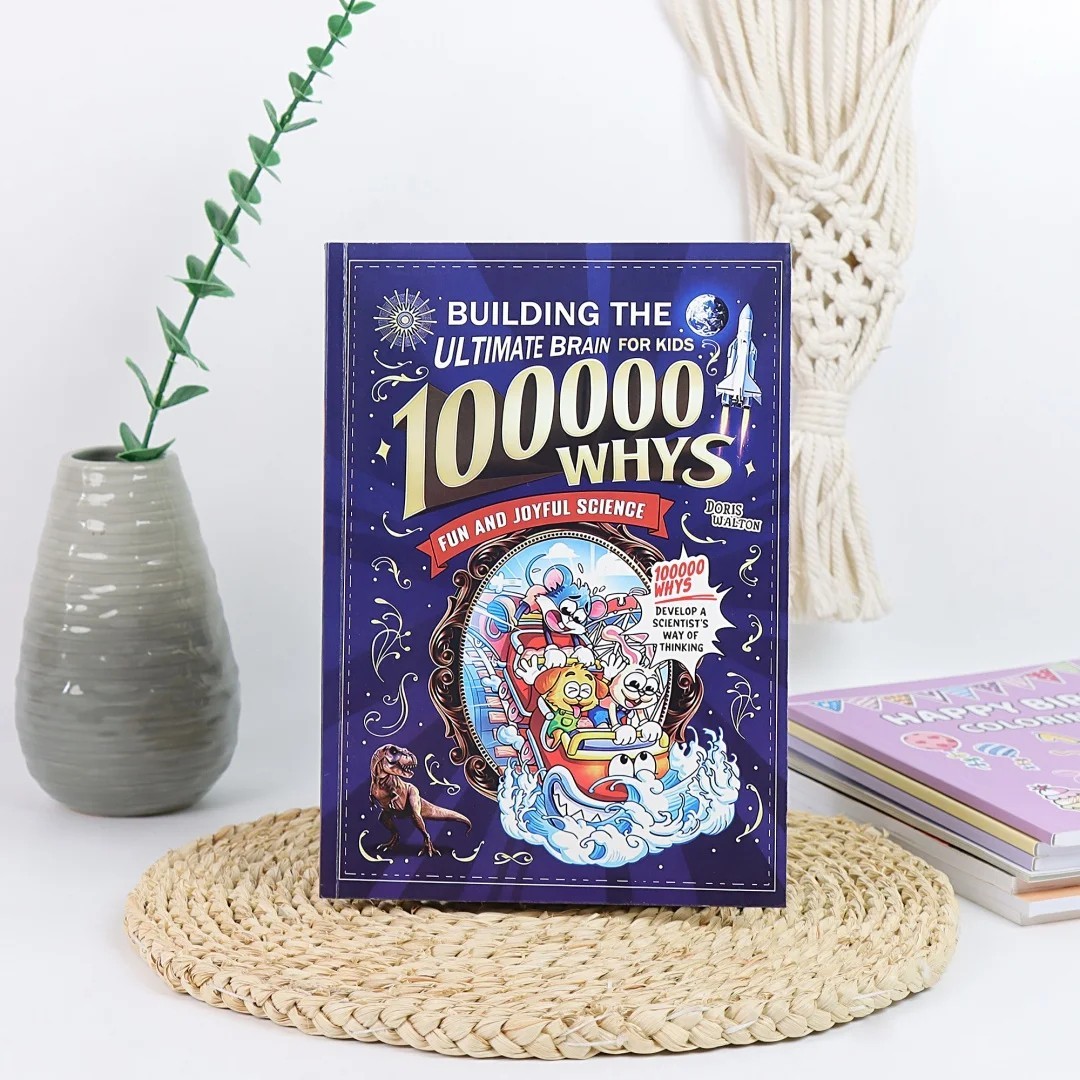 100000 Whys Kids Science Book English STEM Learning Fun Cartoon Guide