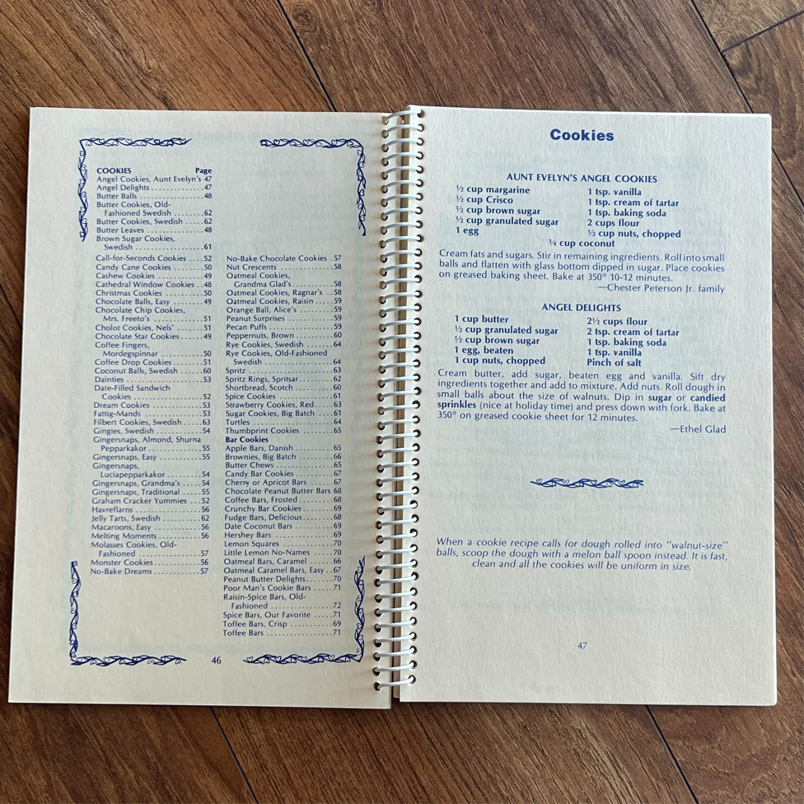 Swedish Folk Dancers Cookbook Collection of Sweets & Breads Fifth Printing