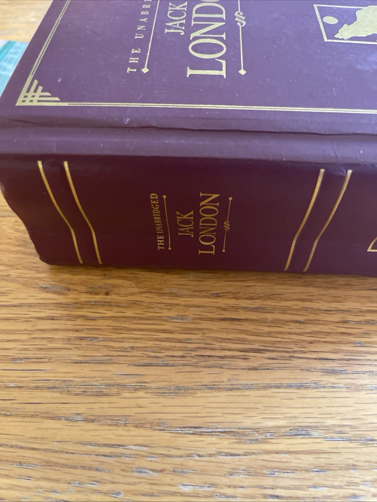The Unabridged Jack London Book Hardcover Leather Bound Luxury Edition 1997